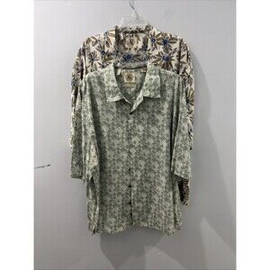 Pusser’s West Indies Silk Blend Hawaiian Short Sleeve Mens Shirt XXL